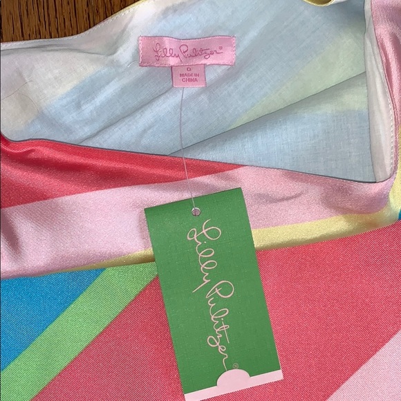 Lilly Pulitzer Roe One Shoulder Striped Top - Picture 7 of 8